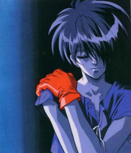 Van's hand glowing